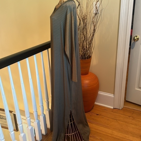 Donna Jessica brown and tan dress made in USA 🇺🇸 - Picture 4 of 10